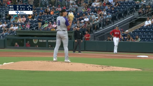 Hagen Smith fans two batters