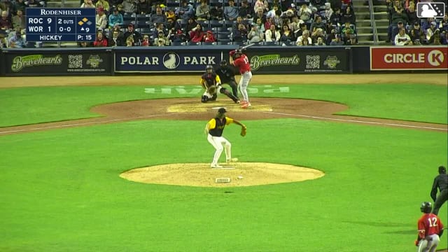Yohandy Morales singles on a sharp line drive to center fielder Kristian Campbell. Trey Lipscomb scores. Christian Franklin to 3rd.