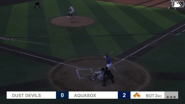 Luke Stevenson doubles (11) on a sharp line drive to right fielder Randy De Jesus. Anthony Donofrio scores. Jo Oyama scores. Jonny Farmelo scores.