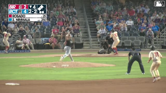 Arjun Nimmala doubles (2) on a sharp line drive to center fielder Samuel Zavala. Cole Fontenelle scores. Nick Rodriguez scores.