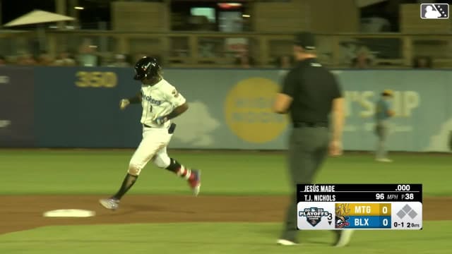 Jesús Made homers for his first Double-A hit