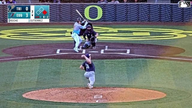 Carlos Gutierrez singles on a ground ball to left fielder Jorge Ruiz. Jose Astudillo scores. Carlos Gutierrez to 2nd. Carlos Gutierrez advances to 2nd, on a fielding error by left fielder Jorge Ruiz.