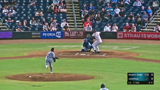 Brandon Winokur's two-run home run