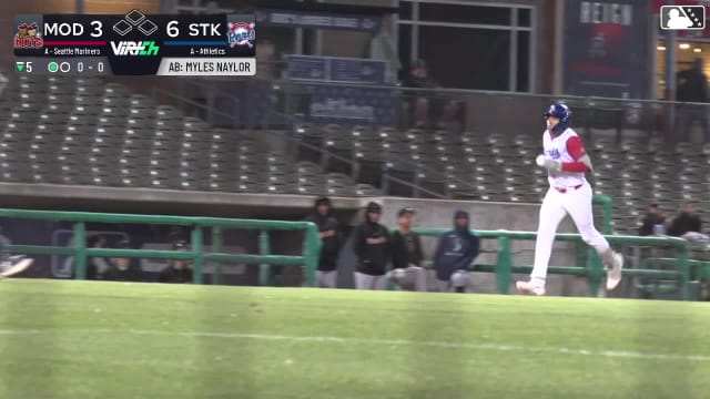 Myles Naylor's grand slam