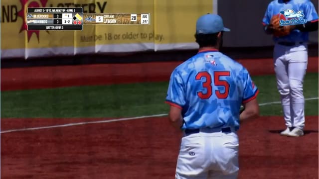 Michael Forret records six strikeouts