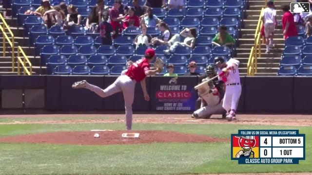 Jose Devers' first home run of the year