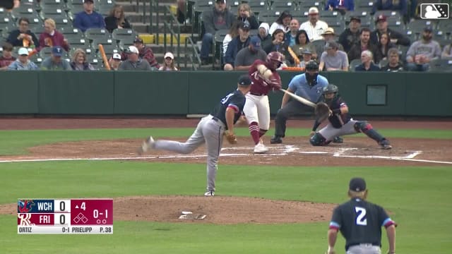 Abimelec Ortiz's solo homer