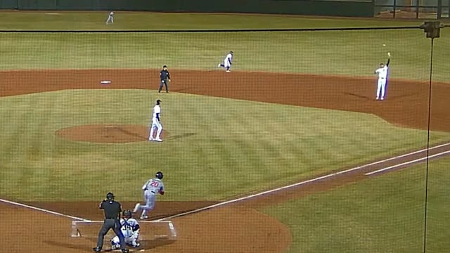 Kala'i Rosario lines an RBI single