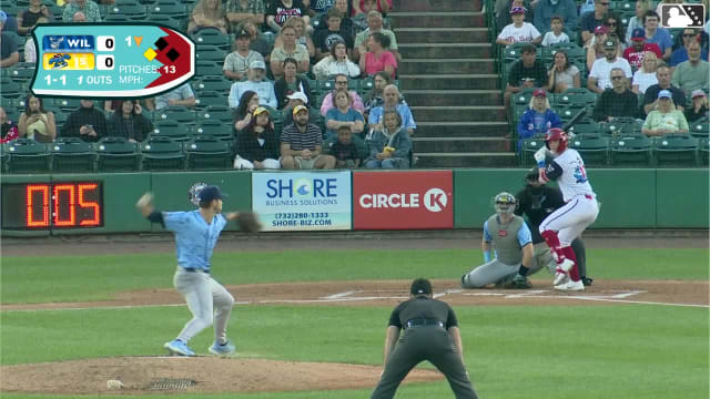 Griffin Burkholder singles on a ground ball to right fielder Teo Banks. TJayy Walton scores.