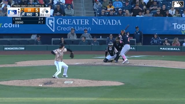 Tommy White homers (2) on a fly ball to right field. Joshua Kuroda-Grauer scores.