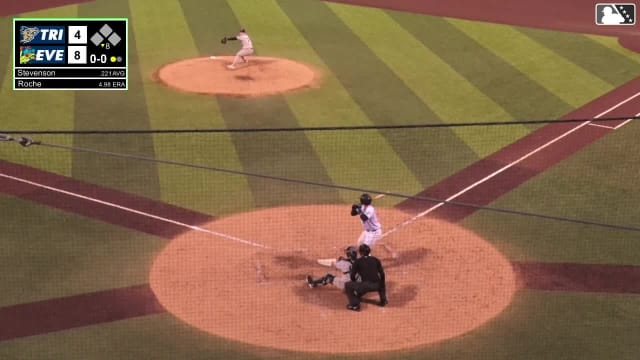 Luke Stevenson homers (7) on a fly ball to right center field.