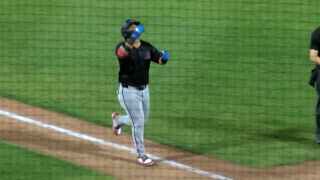 Carlos Sanchez posts a three-homer performance