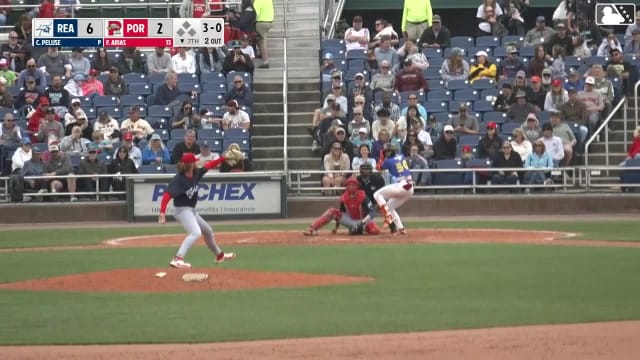 Franklin Arias homers (11) on a fly ball to left field.
