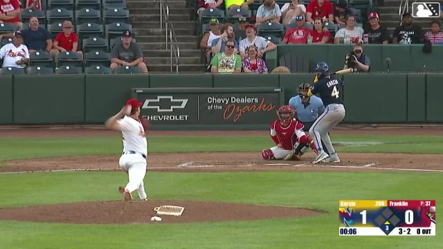 Maikel Garcia strikes out swinging.