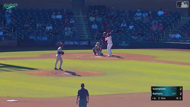 Johanfran Garcia's first Arizona Fall League home run