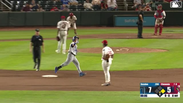 Charles Davalan's two-run homer