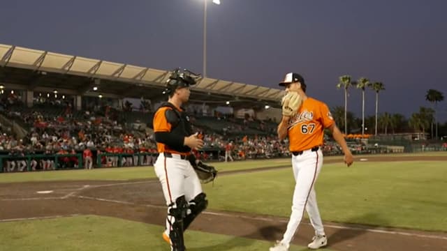Joseph Dzierwa strikes out Henry Godbout