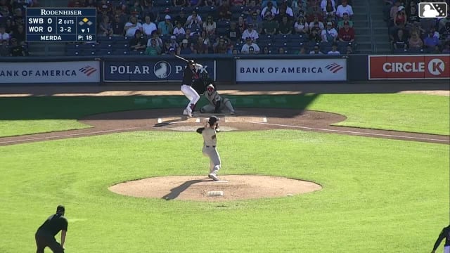 Mikey Romero singles on a ground ball to right fielder Max Schuemann. Isiah Kiner-Falefa scores.