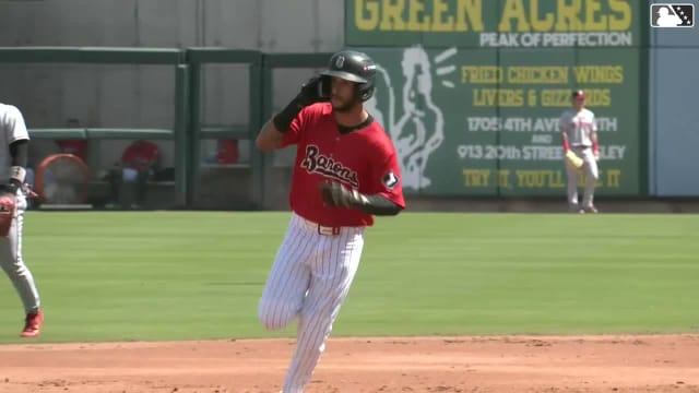 Braden Montgomery homers (2) on a fly ball to center field.