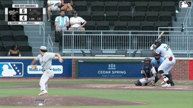 Justin Gonzales homers (16) on a fly ball to right center field.