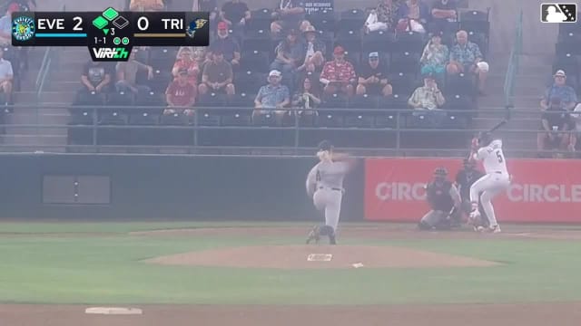 Hayden Alvarez singles on a line drive to center fielder Korbyn Dickerson. Kevyn Castillo scores. Jorge Ruiz to 2nd.