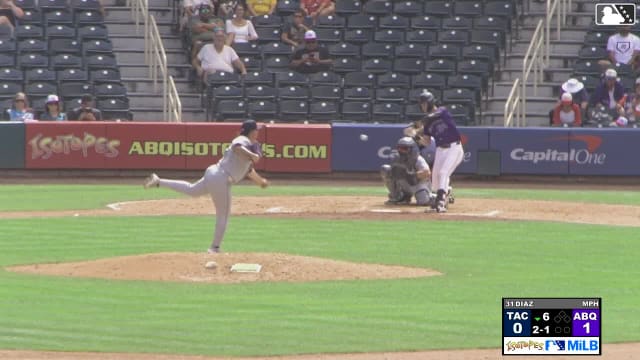 Jhonathan Díaz In play, run(s) to Charlie Condon
