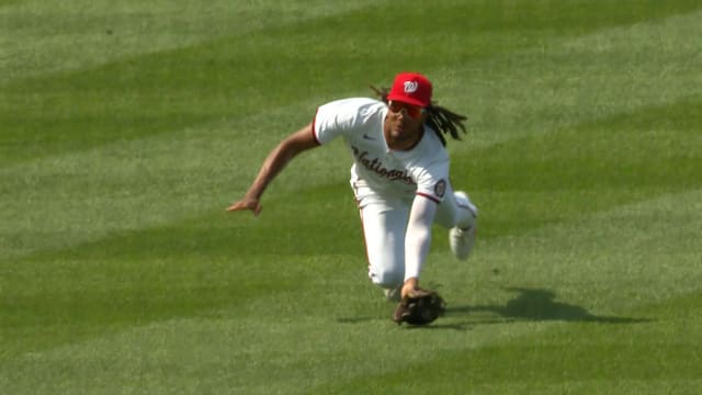 James Wood's diving catch 