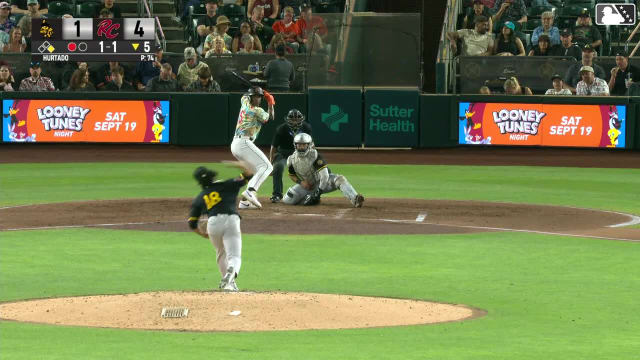 Bo Davidson homers (9) on a fly ball to left center field. Brett Harris scores.