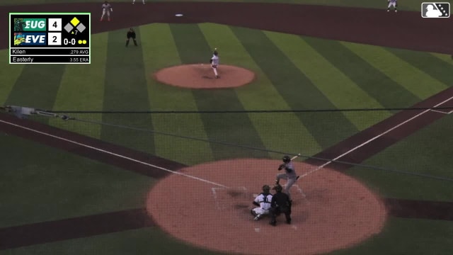 Gavin Kilen singles on a line drive to right fielder Anthony Donofrio. Jhonny Level scores.