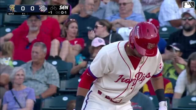 Justin Crawford's solo home run
