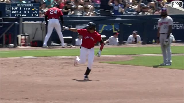Jhostynxon Garcia's two-run home run