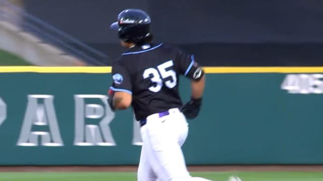 Ralphy Velazquez's three-homer performance