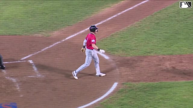 Ethan Frey hits second pro homer