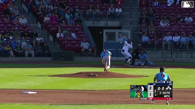 Eduardo Tait homers (12) on a fly ball to right center field.
