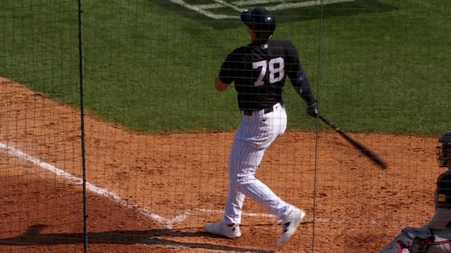 Spencer Jones' solo home run