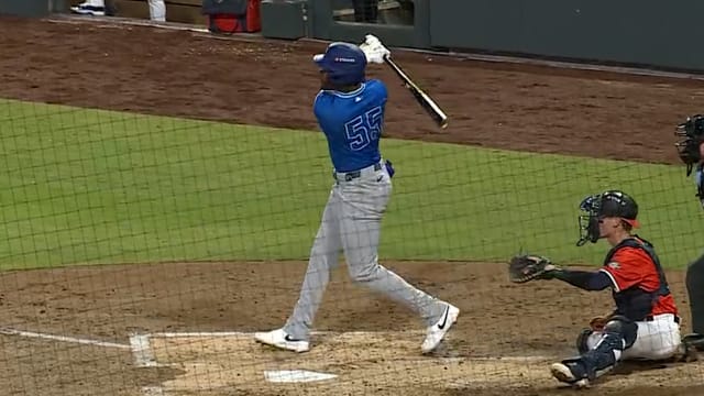 Josue De Paula's first Triple-A hit