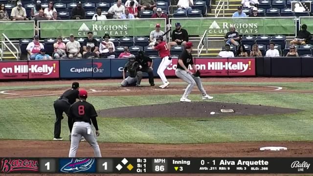 Aiva Arquette homers (4) on a line drive to left center field. Cam Cannarella scores.