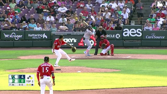 Eduardo Tait homers (17) on a fly ball to right center field. Yasser Mercedes scores.