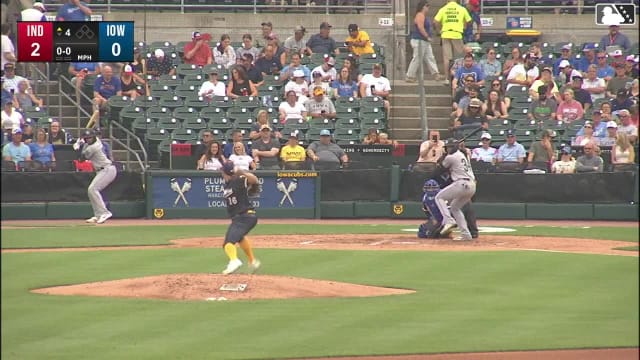 Jhostynxon Garcia homers (5) on a fly ball to right center field.