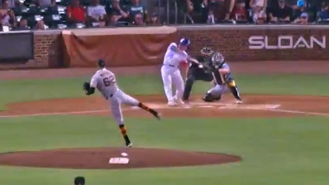 Kade Snell's ground-rule double in the 1st