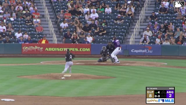 Charlie Condon homers (7) on a fly ball to left field.