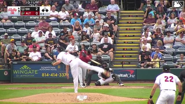 Thayron Liranzo homers (15) on a fly ball to center field. Woody Hadeen scores. Zyhir Hope scores.