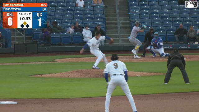 Cam Cannarella singles on a line drive to right fielder Nolan Sailors. Colby Shade scores.