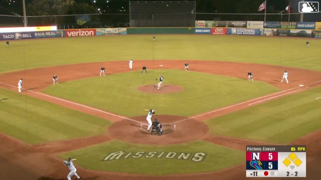 Alex McCoy singles on a line drive to left fielder Colton Becker. Jack Costello scores. Anthony Vilar to 3rd. Braedon Karpathios to 2nd.