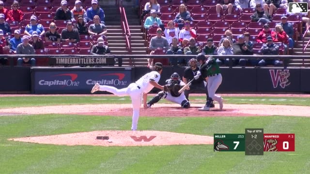 Noah Miller's seconds home run of the game