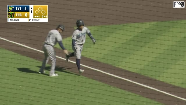 Michael Arroyo powers a solo home run 