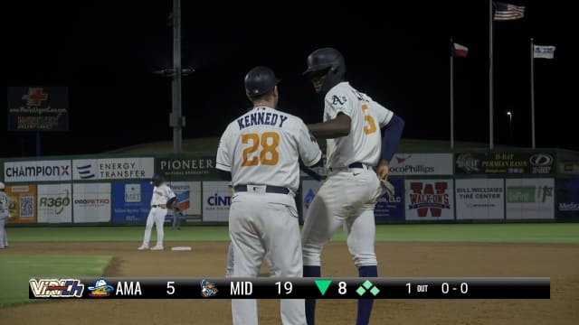 Denzel Clarke hits for the cycle