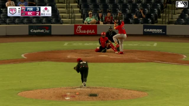 Yoeilin Cespedes homers (2) on a fly ball to left center field. Max Ferguson scores.