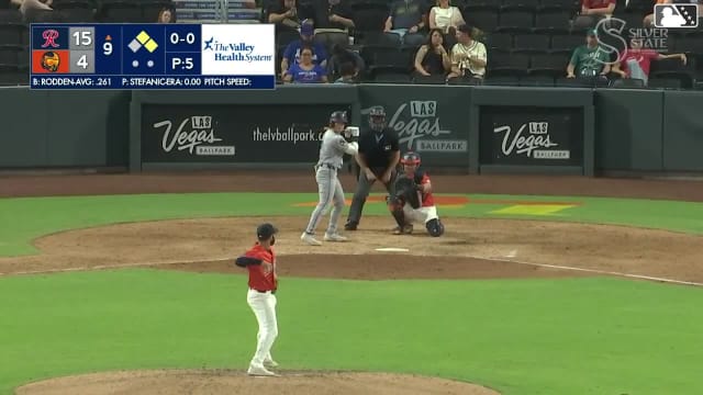 Brock Rodden homers (12) on a fly ball to center field. Alejo Lopez scores. Ryan Bliss scores.