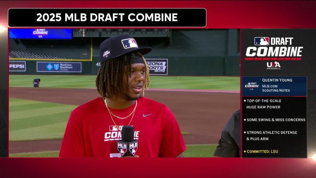 Top Prospect Quentin Young joins live at the Combine